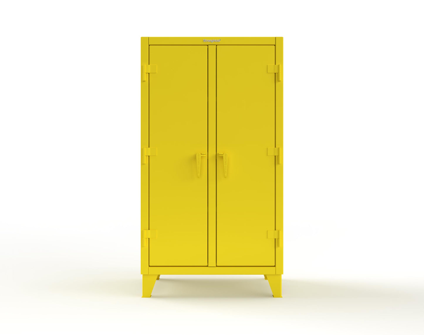 Extreme Duty 12 GA Double Shift Cabinet with 6 Shelves - 36 In. W x 24 In. D x 66 In. H - 35-DS-246-1021