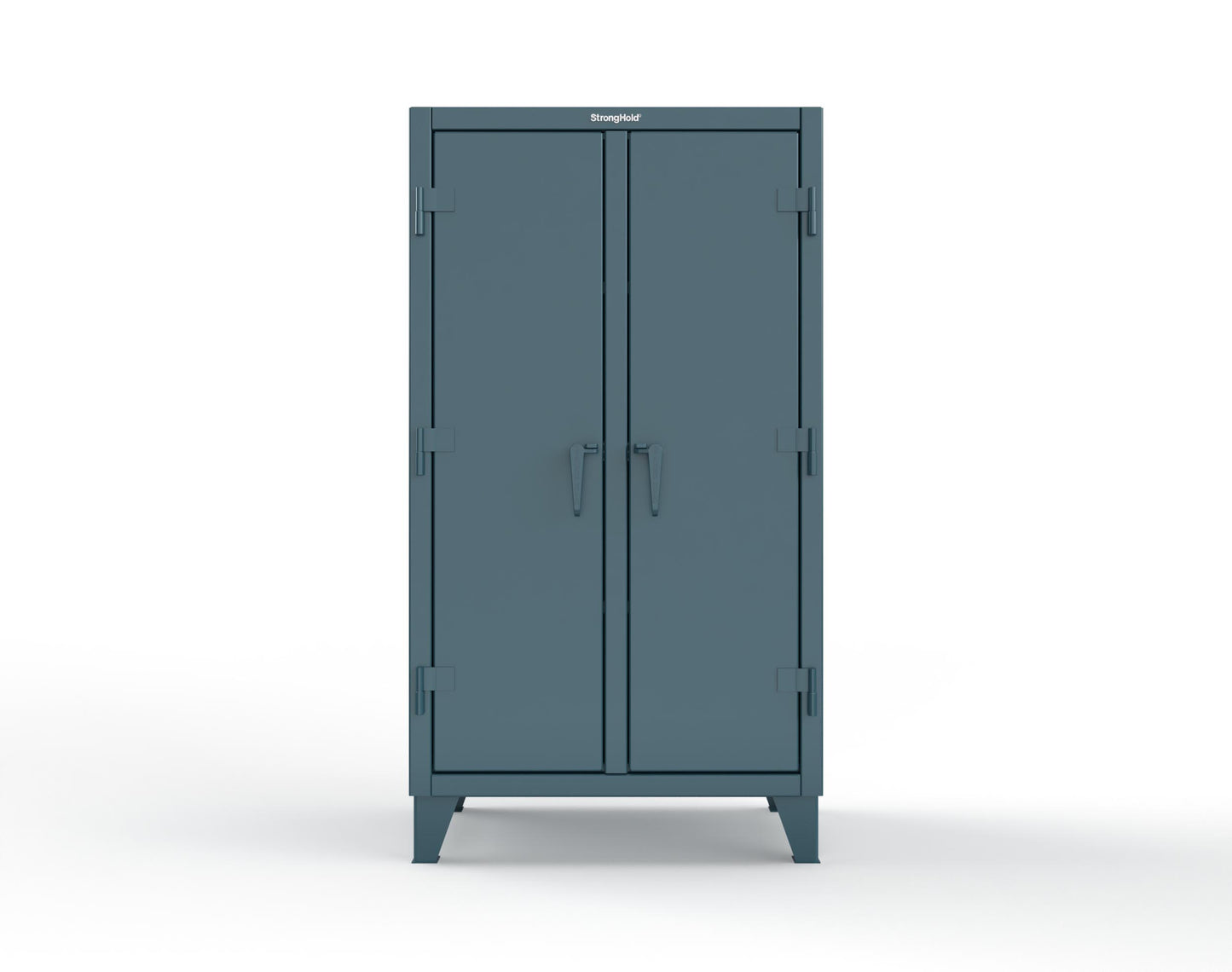 Extreme Duty 12 GA Double Shift Cabinet with 6 Shelves - 36 In. W x 24 In. D x 66 In. H - 35-DS-246-5001