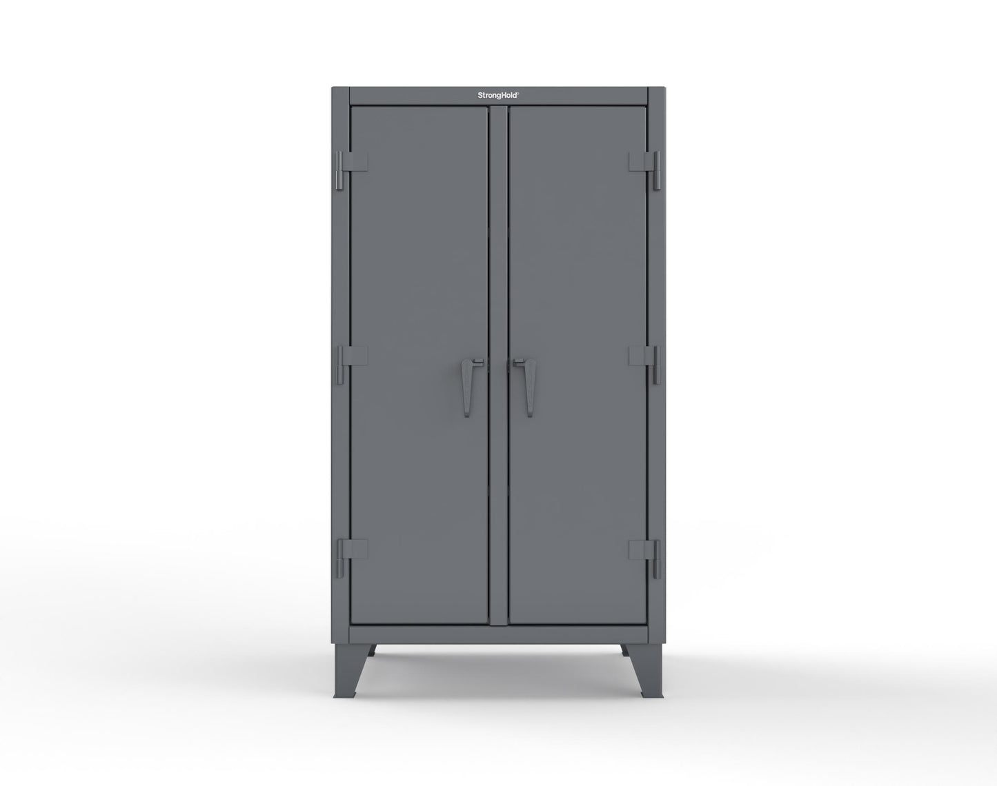 Extreme Duty 12 GA Double Shift Cabinet with 6 Shelves - 36 In. W x 24 In. D x 66 In. H - 35-DS-246-7024