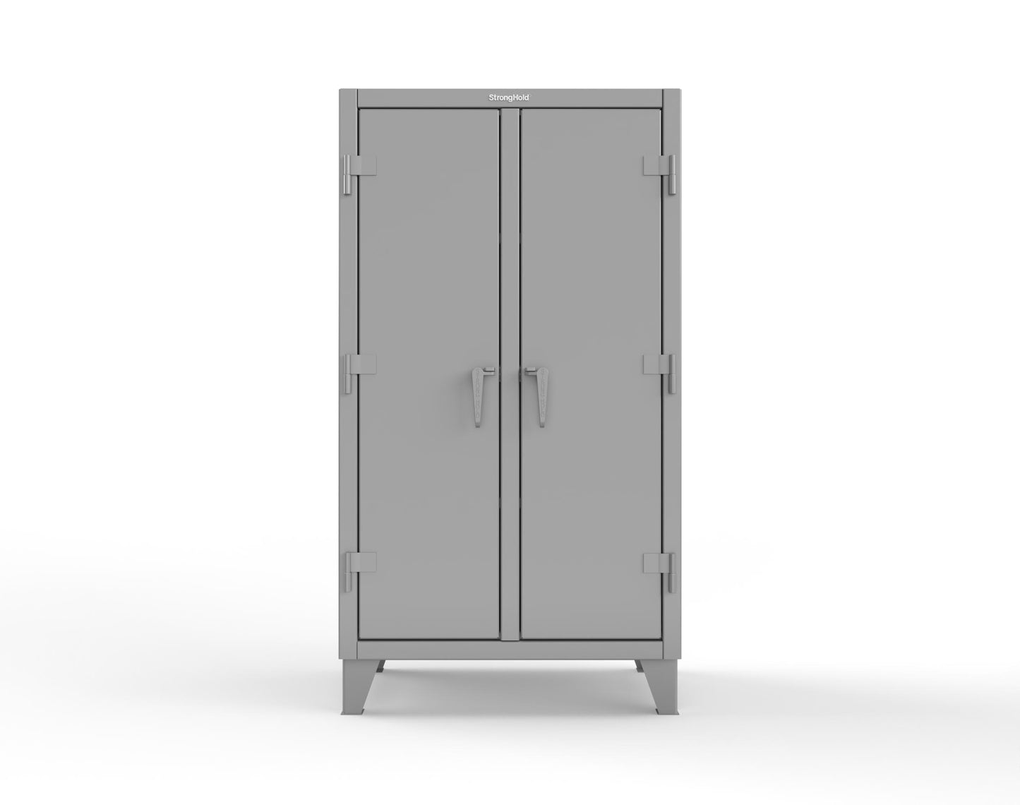 Extreme Duty 12 GA Double Shift Cabinet with 6 Shelves - 36 In. W x 24 In. D x 66 In. H - 35-DS-246-7037