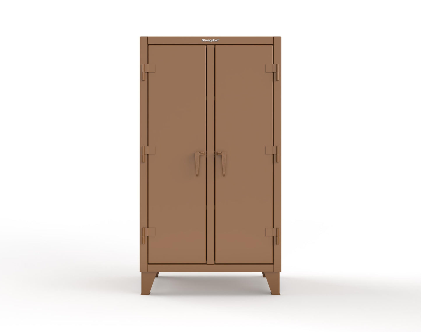 Extreme Duty 12 GA Double Shift Cabinet with 6 Shelves - 36 In. W x 24 In. D x 66 In. H - 35-DS-246-8008