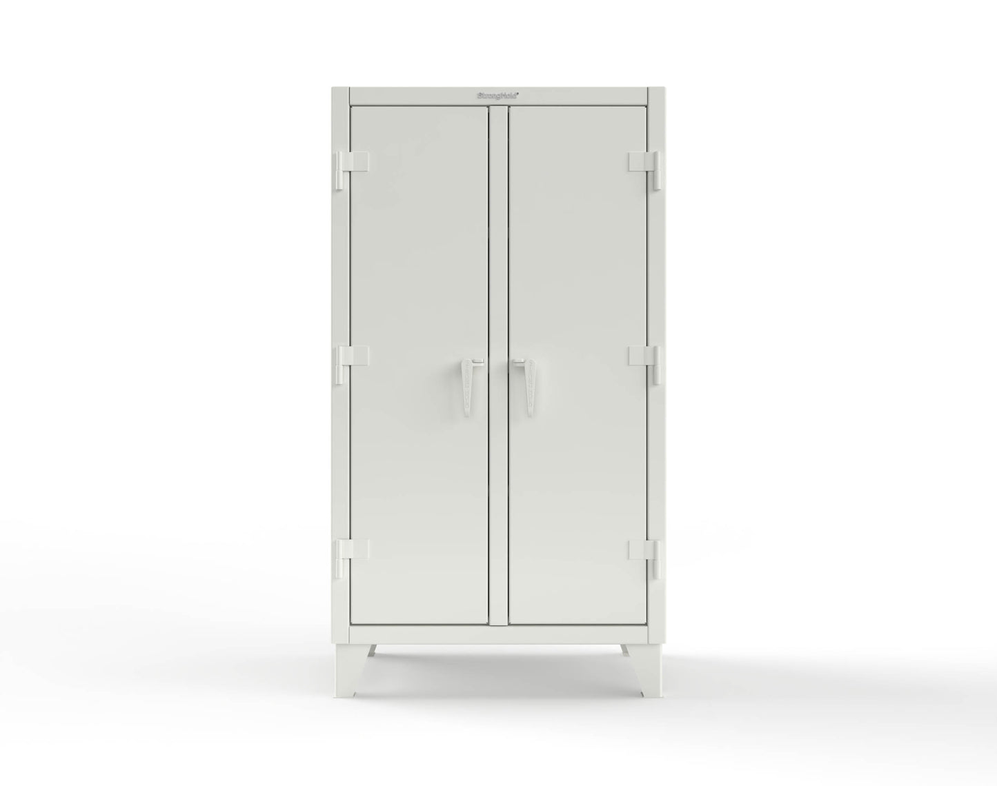 Extreme Duty 12 GA Double Shift Cabinet with 6 Shelves - 36 In. W x 24 In. D x 66 In. H - 35-DS-246-9003