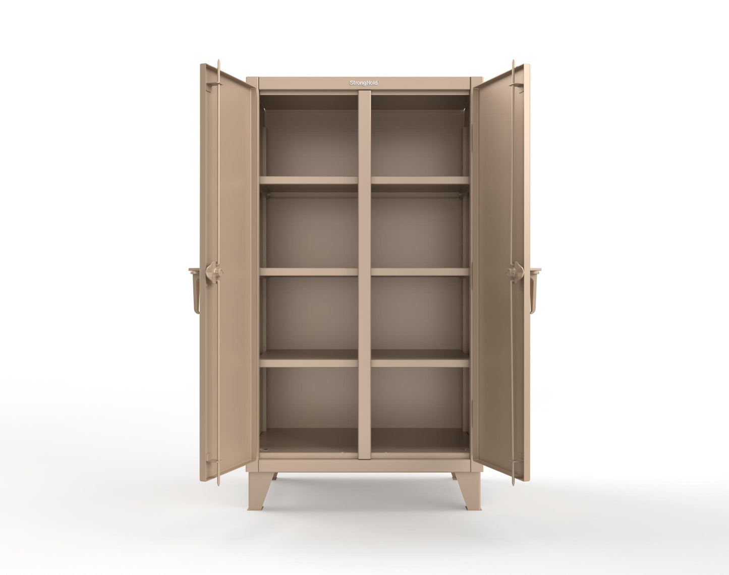 Extreme Duty 12 GA Double Shift Cabinet with 6 Shelves - 36 In. W x 24 In. D x 66 In. H - 35-DS-246-1019