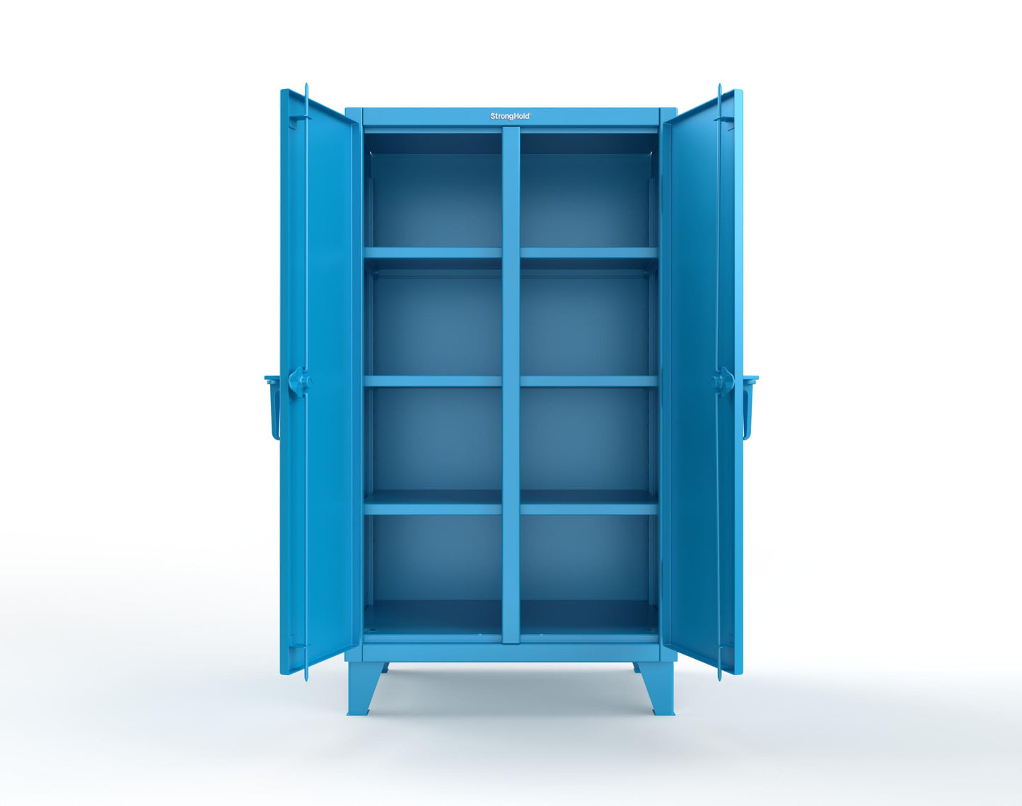 Extreme Duty 12 GA Double Shift Cabinet with 6 Shelves - 36 In. W x 24 In. D x 66 In. H - 35-DS-246-5012