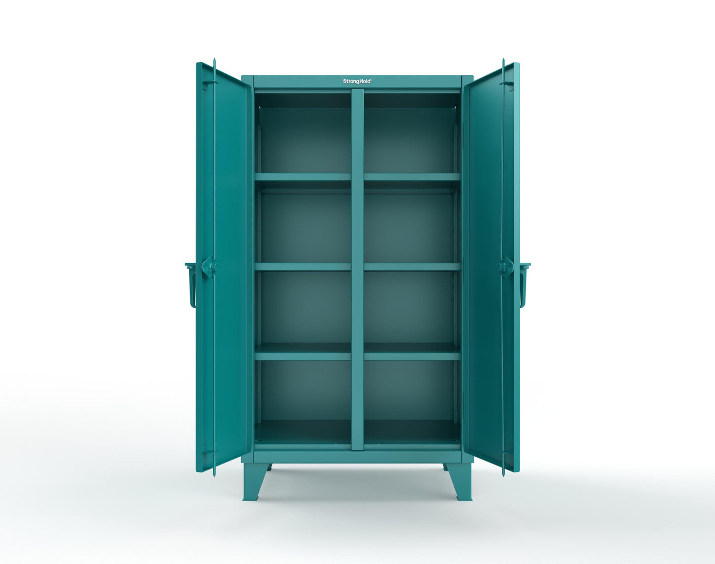 Extreme Duty 12 GA Double Shift Cabinet with 6 Shelves - 36 In. W x 24 In. D x 66 In. H - 35-DS-246-5021