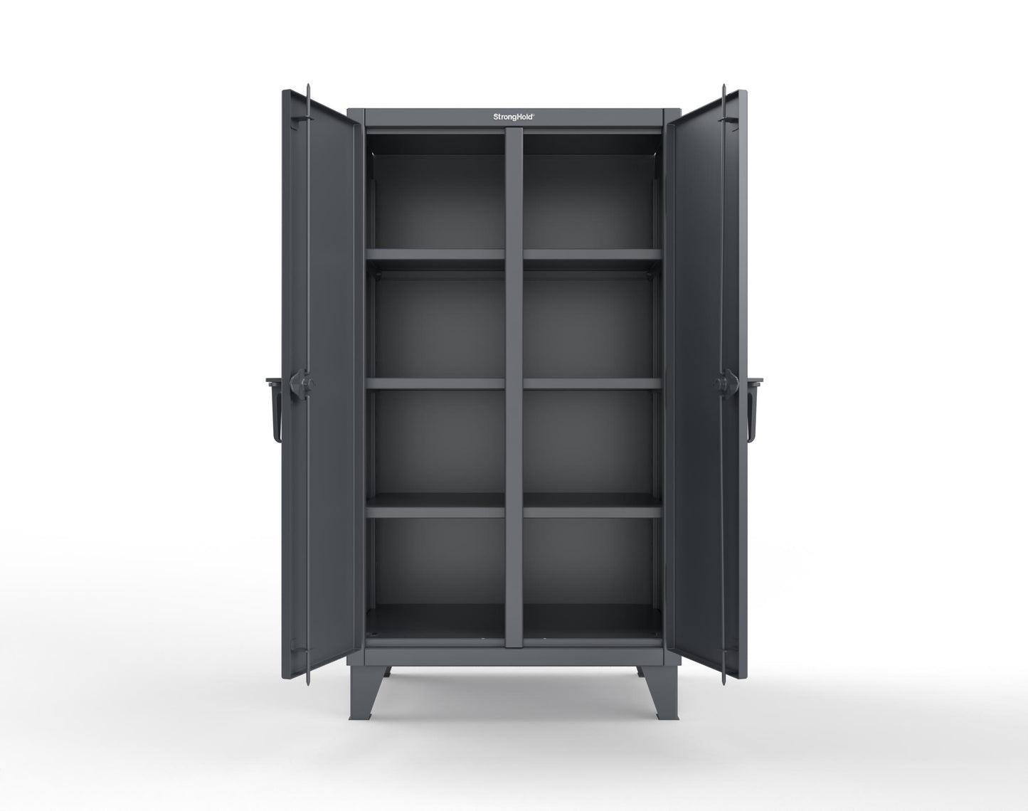 Extreme Duty 12 GA Double Shift Cabinet with 6 Shelves - 36 In. W x 24 In. D x 66 In. H - 35-DS-246-7024