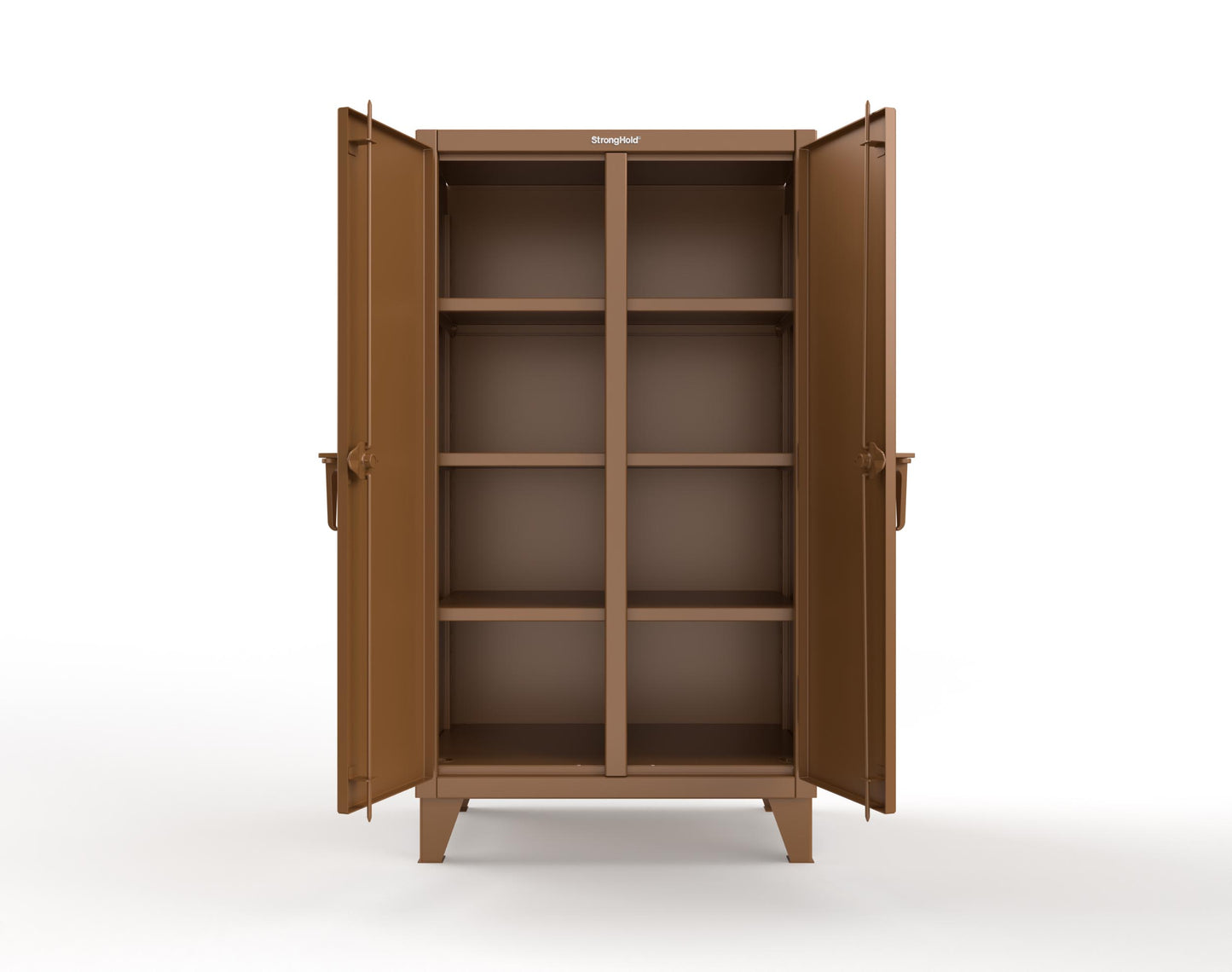 Extreme Duty 12 GA Double Shift Cabinet with 6 Shelves - 36 In. W x 24 In. D x 66 In. H - 35-DS-246-8008