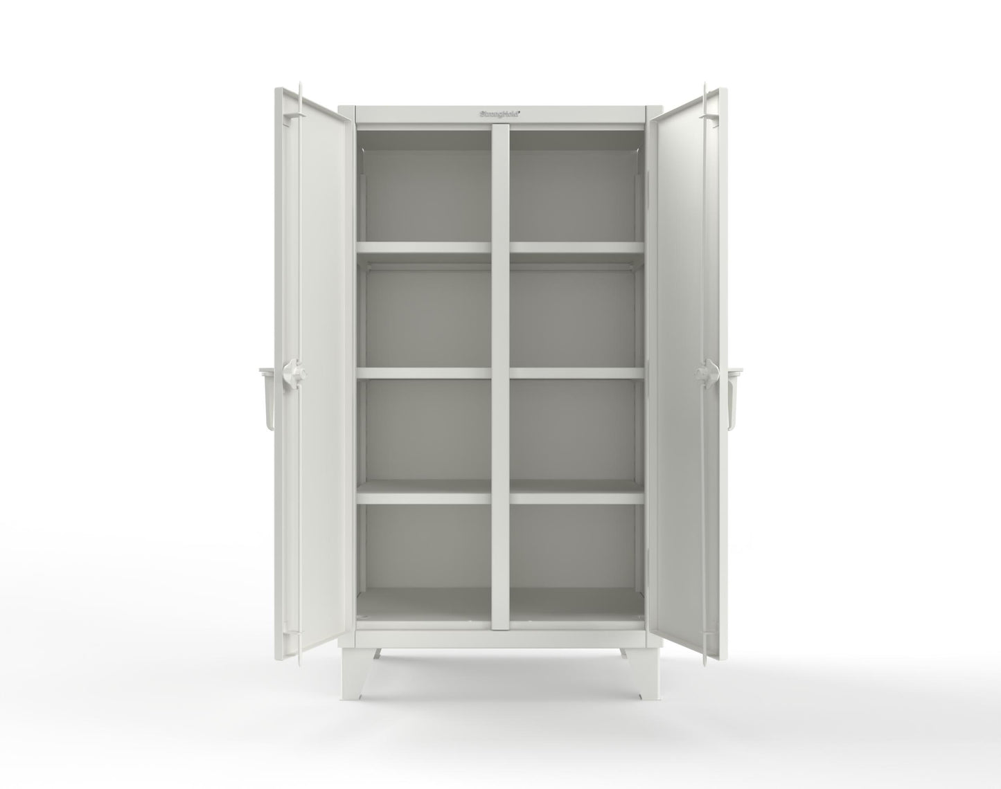 Extreme Duty 12 GA Double Shift Cabinet with 6 Shelves - 36 In. W x 24 In. D x 66 In. H - 35-DS-246-9003