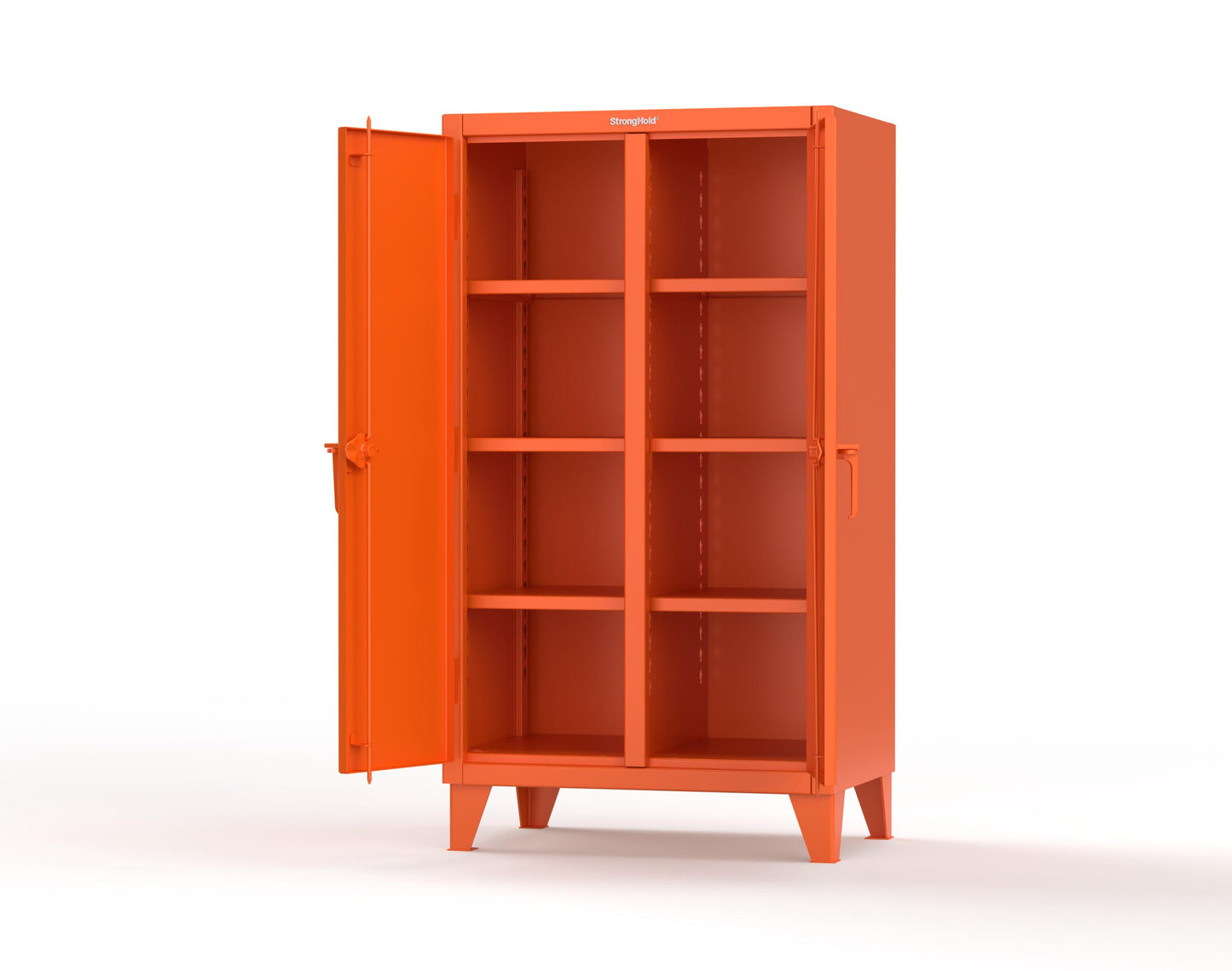 Extreme Duty 12 GA Double Shift Cabinet with 6 Shelves - 36 In. W x 24 In. D x 66 In. H - 35-DS-246-2009