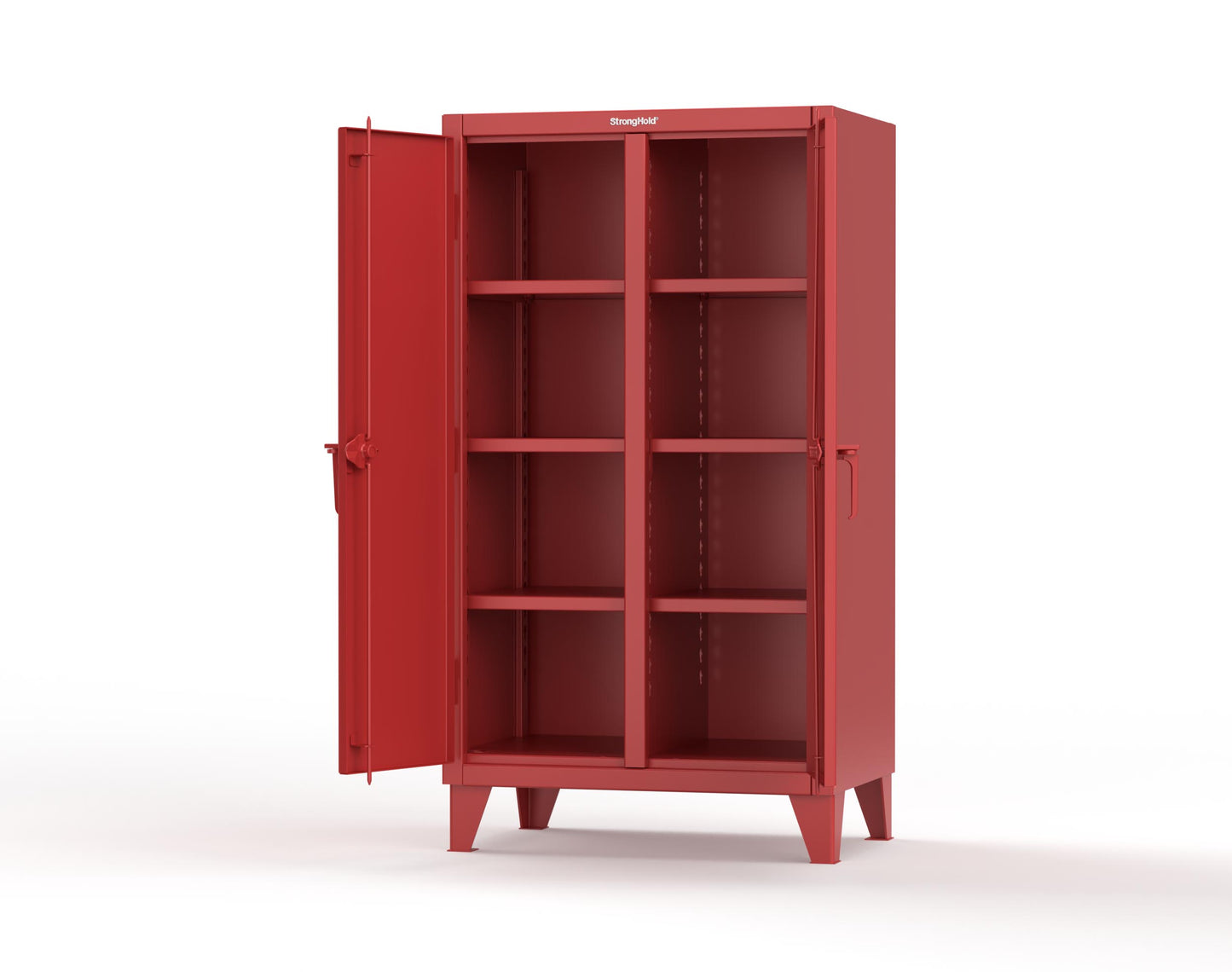 Extreme Duty 12 GA Double Shift Cabinet with 6 Shelves - 36 In. W x 24 In. D x 66 In. H - 35-DS-246-3001