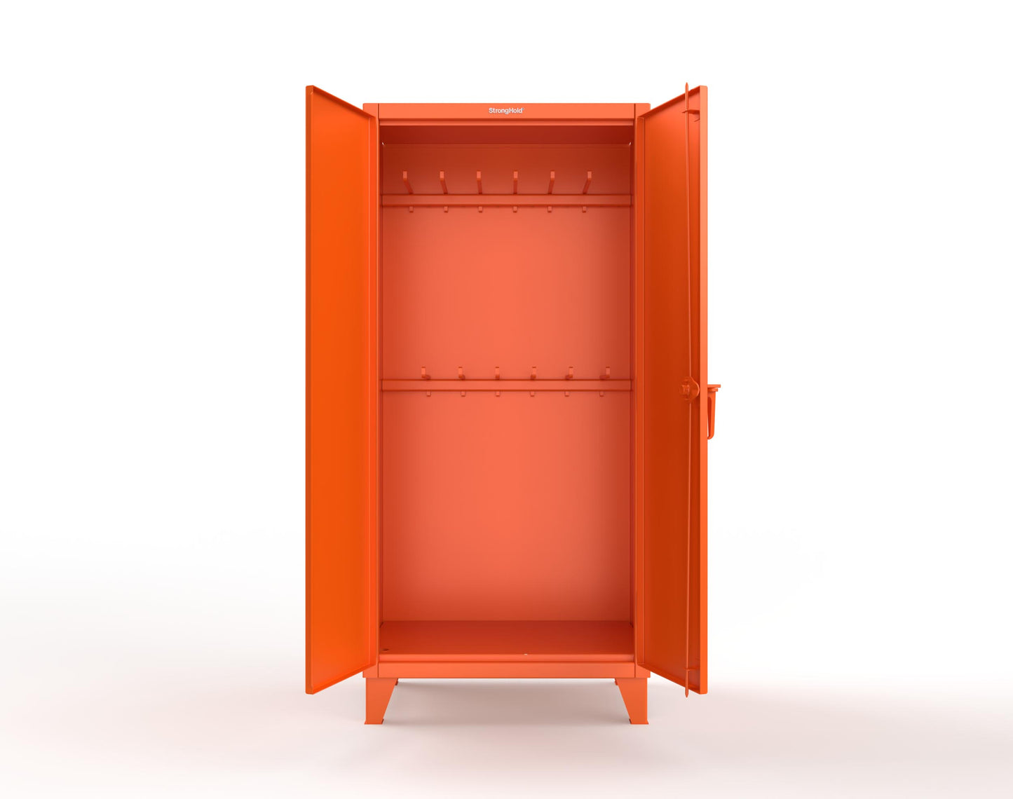 Extreme Duty 12 GA Rigging Cabinet with 12 Hooks - 36 In. W x 24 In. D x 78 In. H - 36-240-12-2009