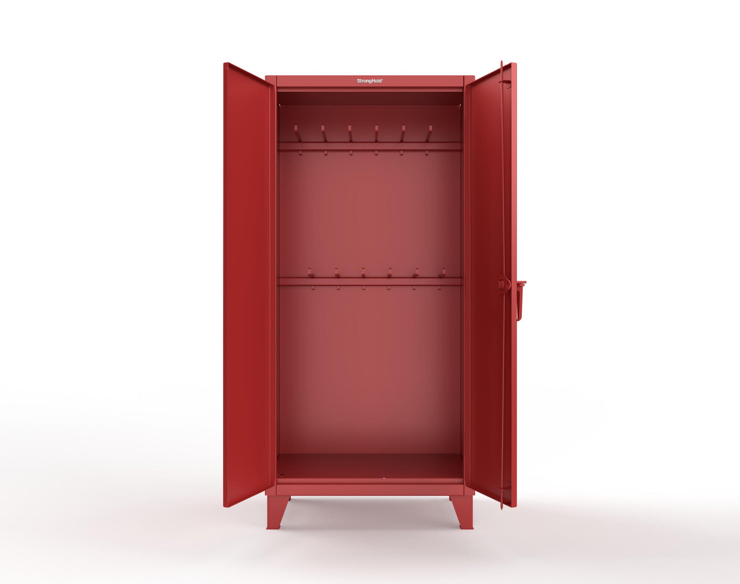 Extreme Duty 12 GA Rigging Cabinet with 12 Hooks - 36 In. W x 24 In. D x 78 In. H - 36-240-12-3001