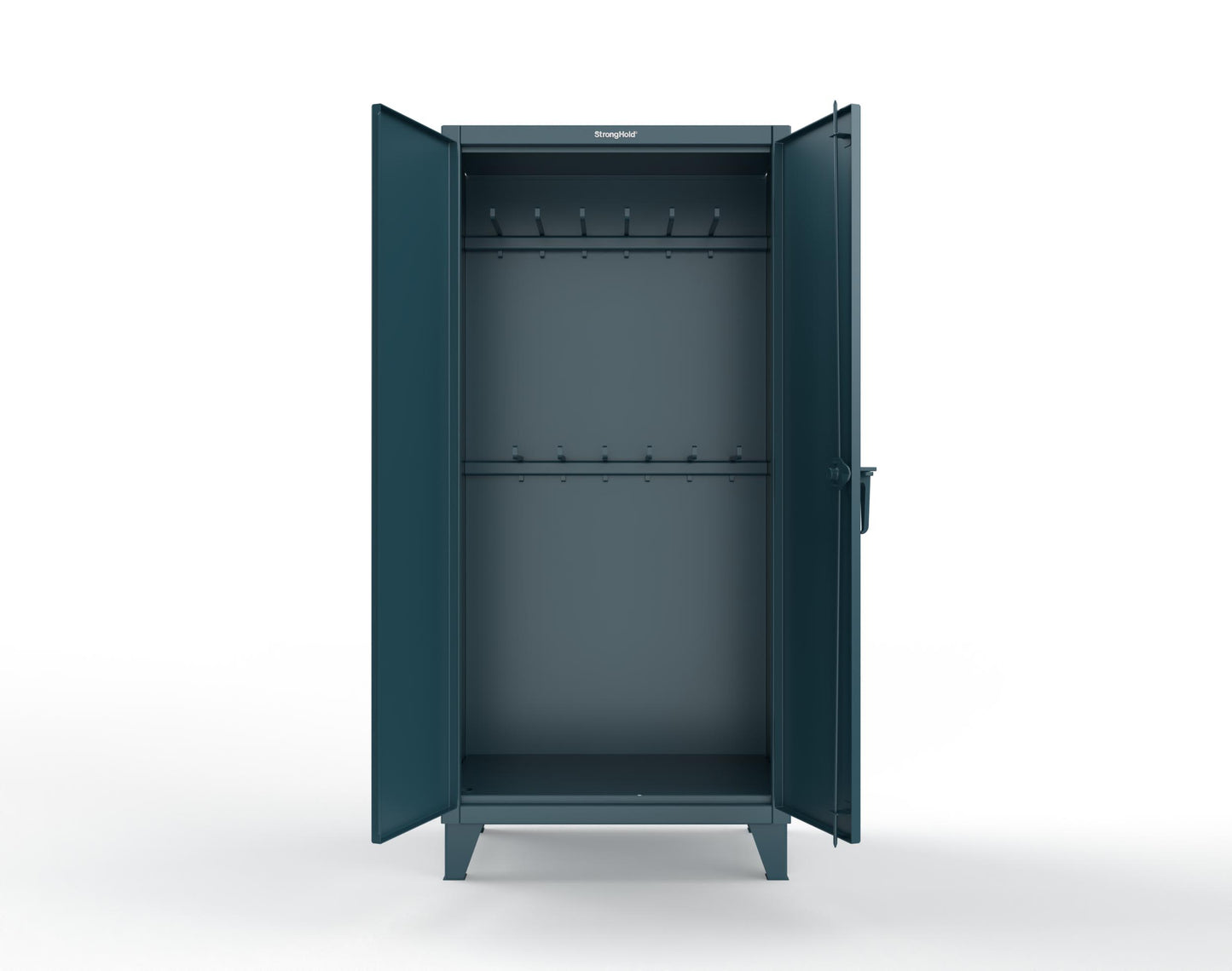Extreme Duty 12 GA Rigging Cabinet with 12 Hooks - 36 In. W x 24 In. D x 78 In. H - 36-240-12-5001