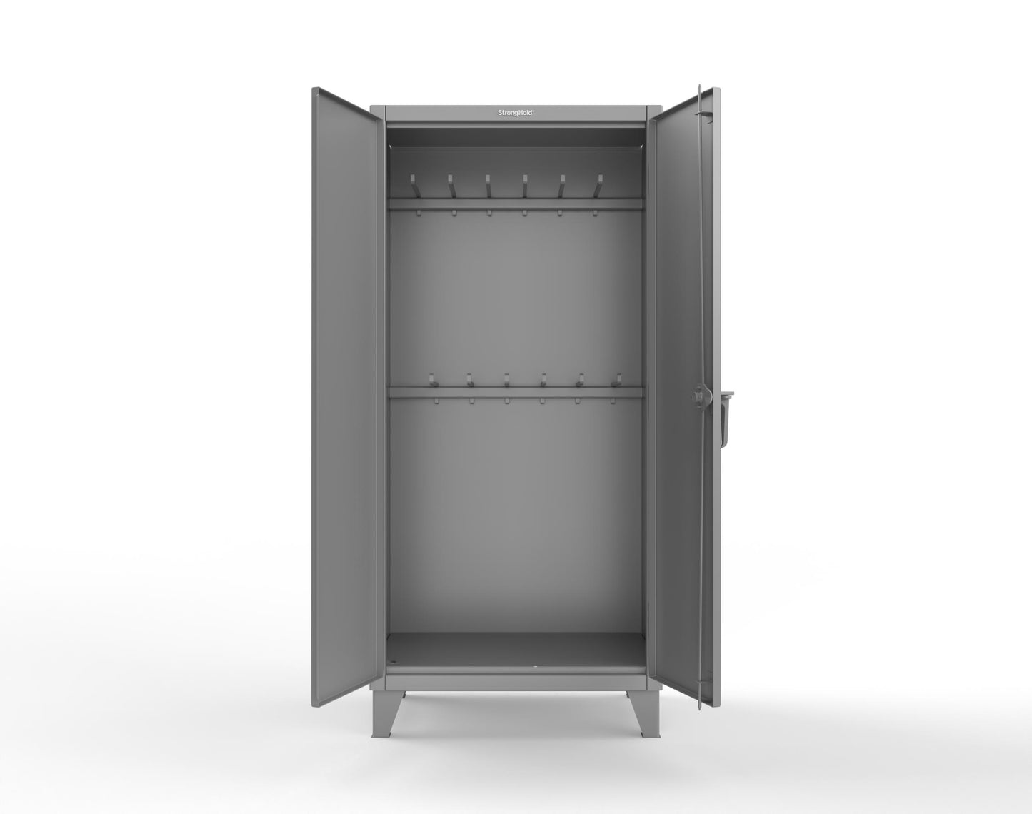 Extreme Duty 12 GA Rigging Cabinet with 12 Hooks - 36 In. W x 24 In. D x 78 In. H - 36-240-12-7037