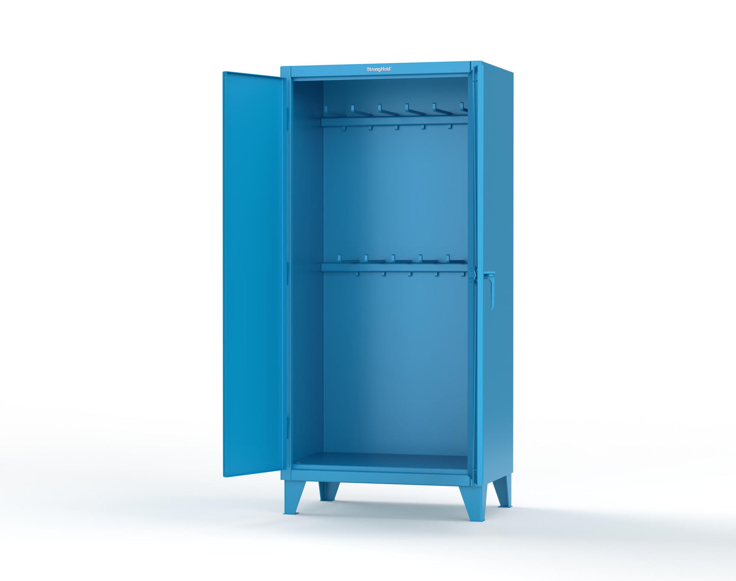 Extreme Duty 12 GA Rigging Cabinet with 12 Hooks - 36 In. W x 24 In. D x 78 In. H - 36-240-12-5012