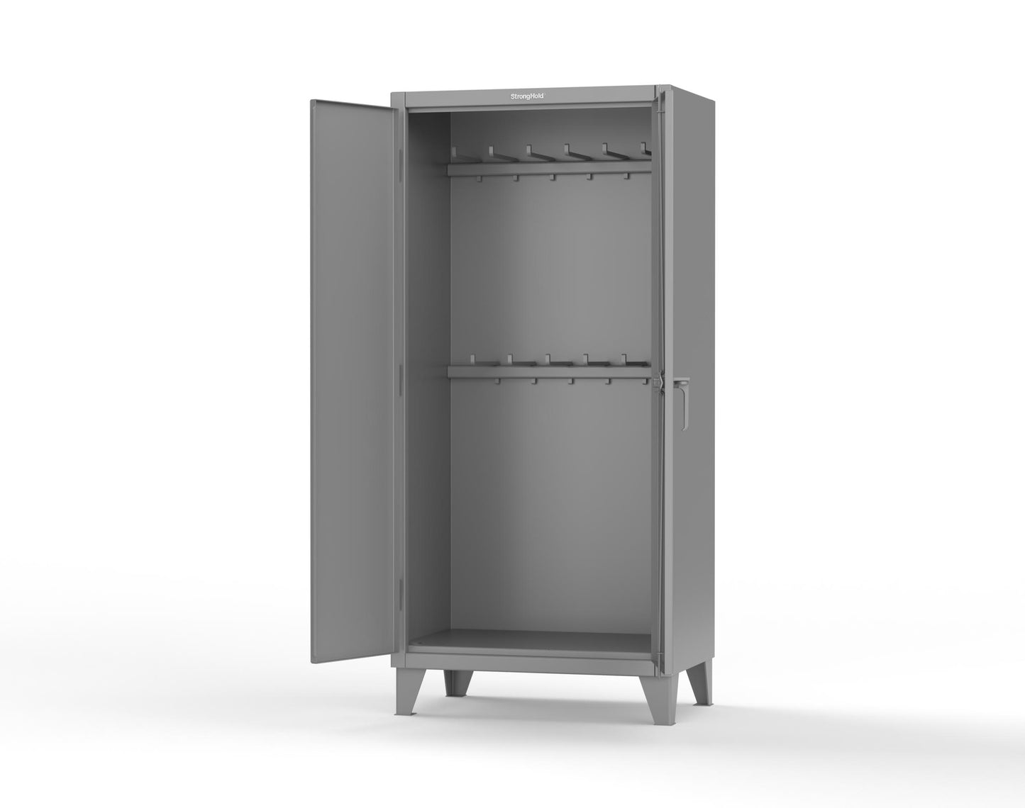 Extreme Duty 12 GA Rigging Cabinet with 12 Hooks - 36 In. W x 24 In. D x 78 In. H - 36-240-12-7037