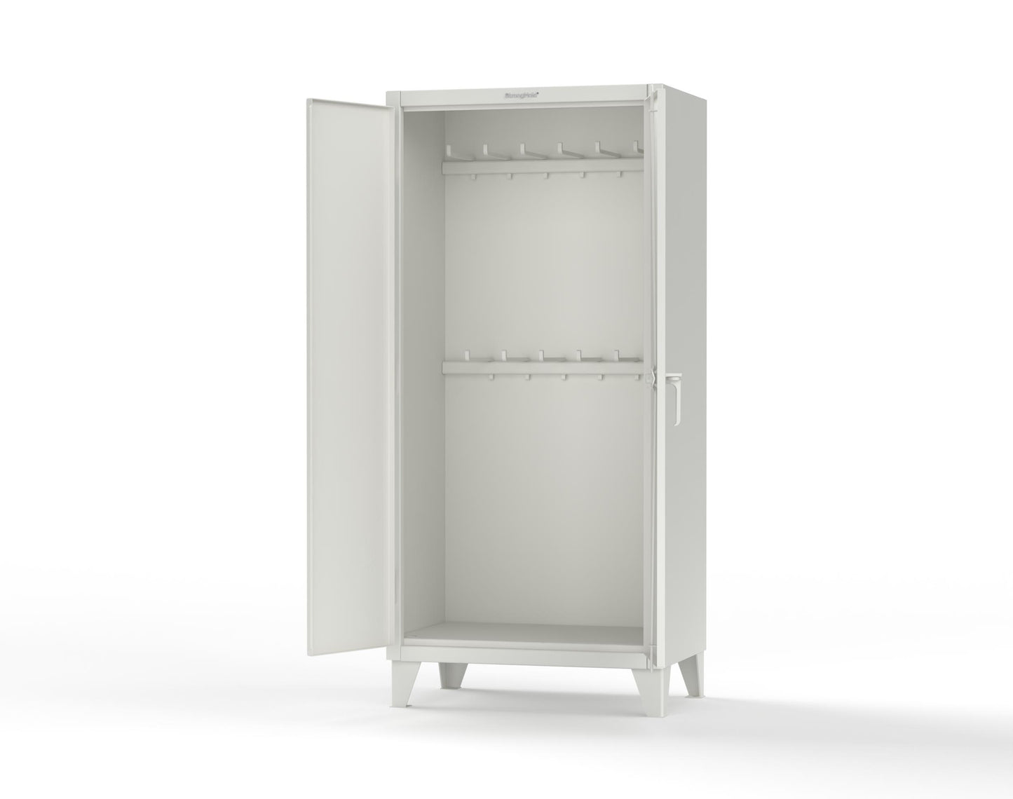 Extreme Duty 12 GA Rigging Cabinet with 12 Hooks - 36 In. W x 24 In. D x 78 In. H - 36-240-12-9003
