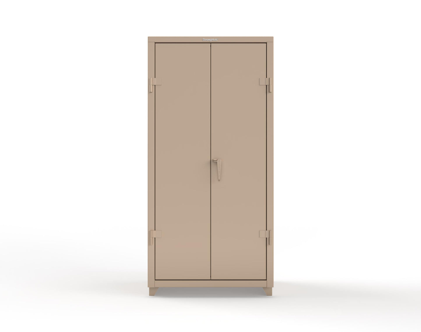 Extra Heavy Duty 14 GA Cabinet with 6 Half-Width Drawers, 3 Shelves - 36 In. W x 24 In. D x 75 In. H - 36-243-6/5DB-L-1019