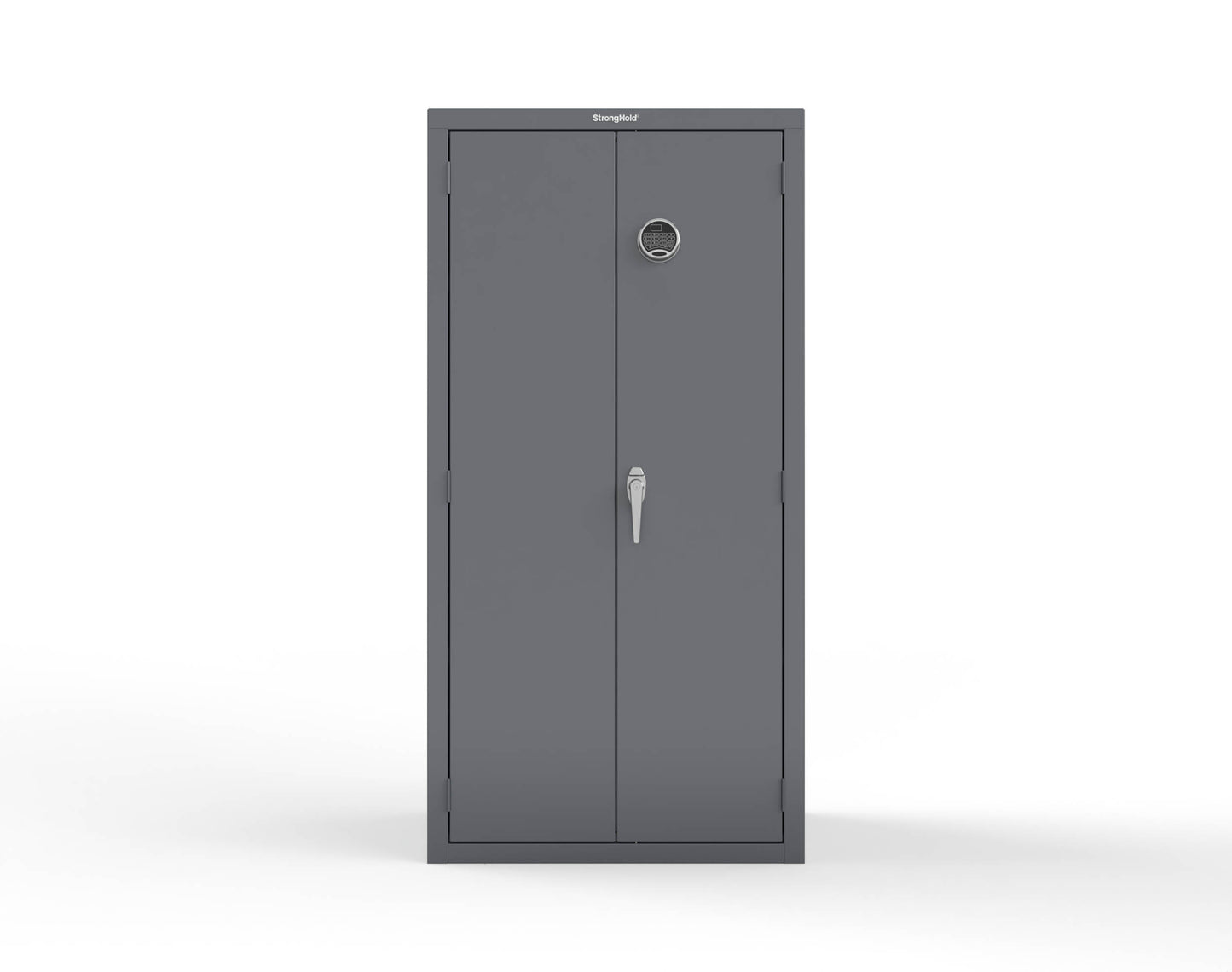 Heavy Duty 18 GA Cabinet with Electronic Entry Lock - 36 in. W x 24 in. D x 72 in. H - 36-243-AT-P-7024