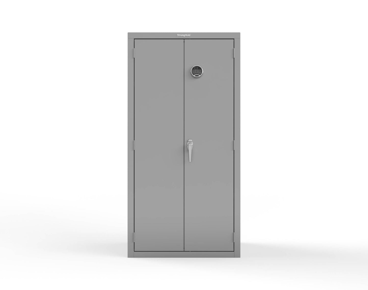 Heavy Duty 18 GA Cabinet with Electronic Entry Lock - 36 in. W x 24 in. D x 72 in. H - 36-243-AT-P-7037