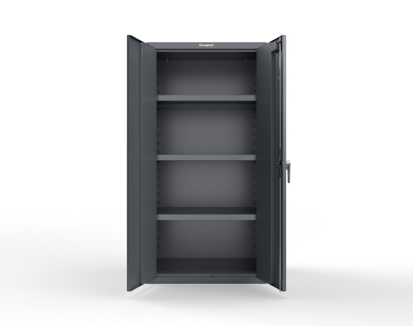 Heavy Duty 18 GA Cabinet with Electronic Entry Lock - 36 in. W x 24 in. D x 72 in. H - 36-243-AT-P-7024