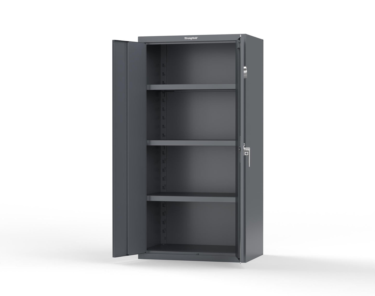 Heavy Duty 18 GA Cabinet with Electronic Entry Lock - 36 in. W x 24 in. D x 72 in. H - 36-243-AT-P-7024
