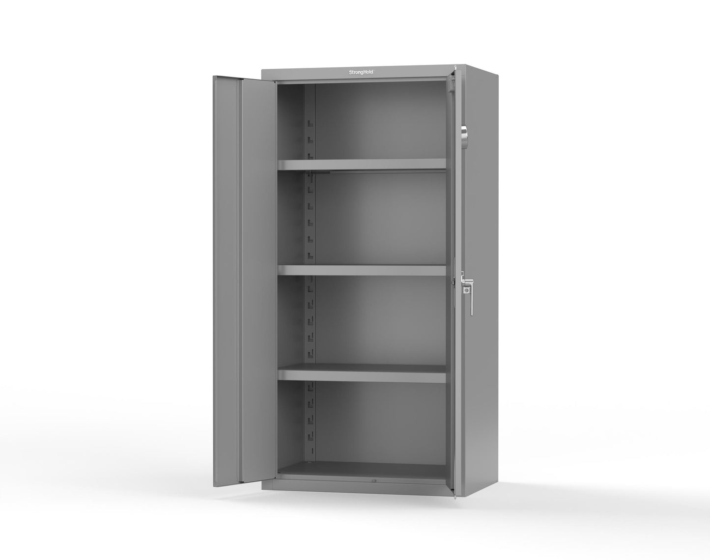 Heavy Duty 18 GA Cabinet with Electronic Entry Lock - 36 in. W x 24 in. D x 72 in. H - 36-243-AT-P-7037