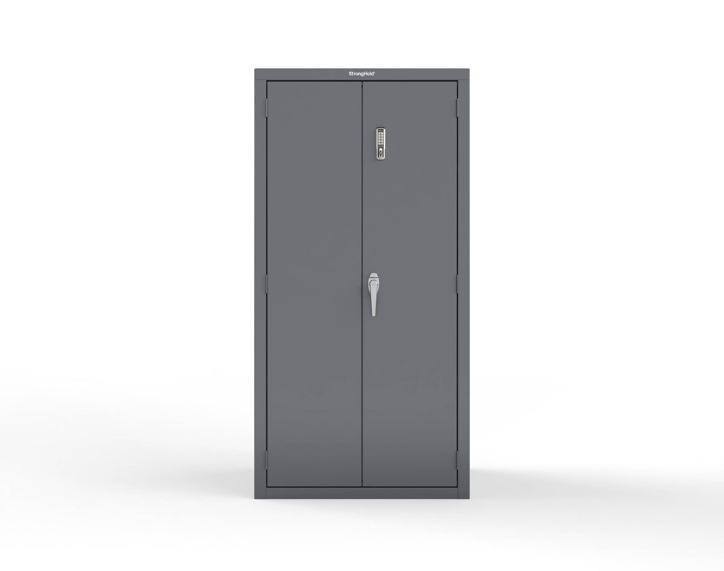 Heavy Duty 18 GA Cabinet with Electronic Entry Lock - 36 in. W x 24 in. D x 72 in. H - 36-243-EK-P-7024