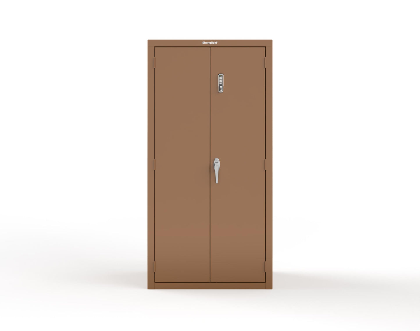 Heavy Duty 18 GA Cabinet with Electronic Entry Lock - 36 in. W x 24 in. D x 72 in. H - 36-243-EK-P-8008