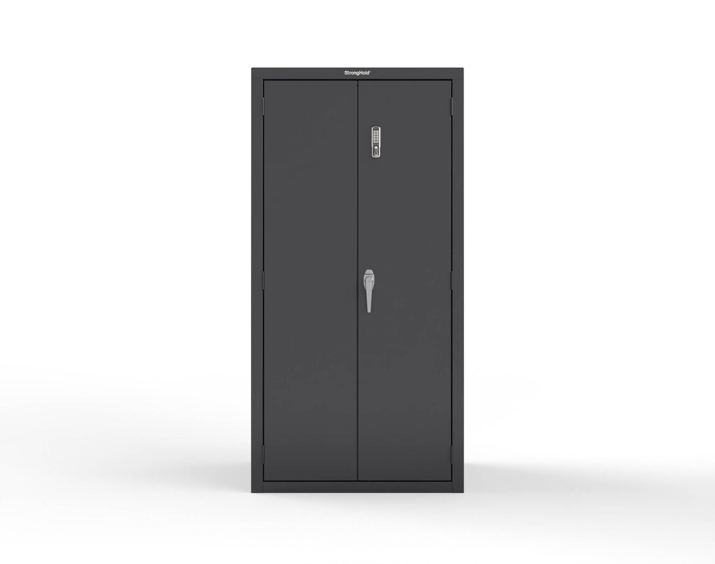 Heavy Duty 18 GA Cabinet with Electronic Entry Lock - 36 in. W x 24 in. D x 72 in. H - 36-243-EK-P-9005