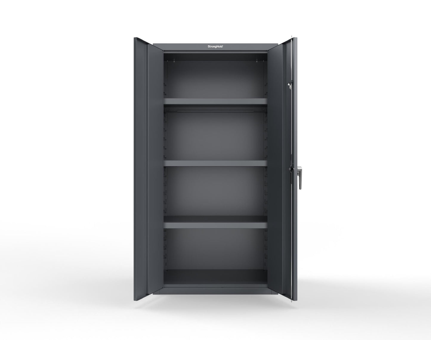 Heavy Duty 18 GA Cabinet with Electronic Entry Lock - 36 in. W x 24 in. D x 72 in. H - 36-243-EK-P-7024