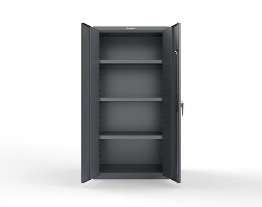 Heavy Duty 18 GA Cabinet with  Electronic Entry Lock - 36 in. W x 24 in. D x 72 in. H - 36-243-EK-P-7024