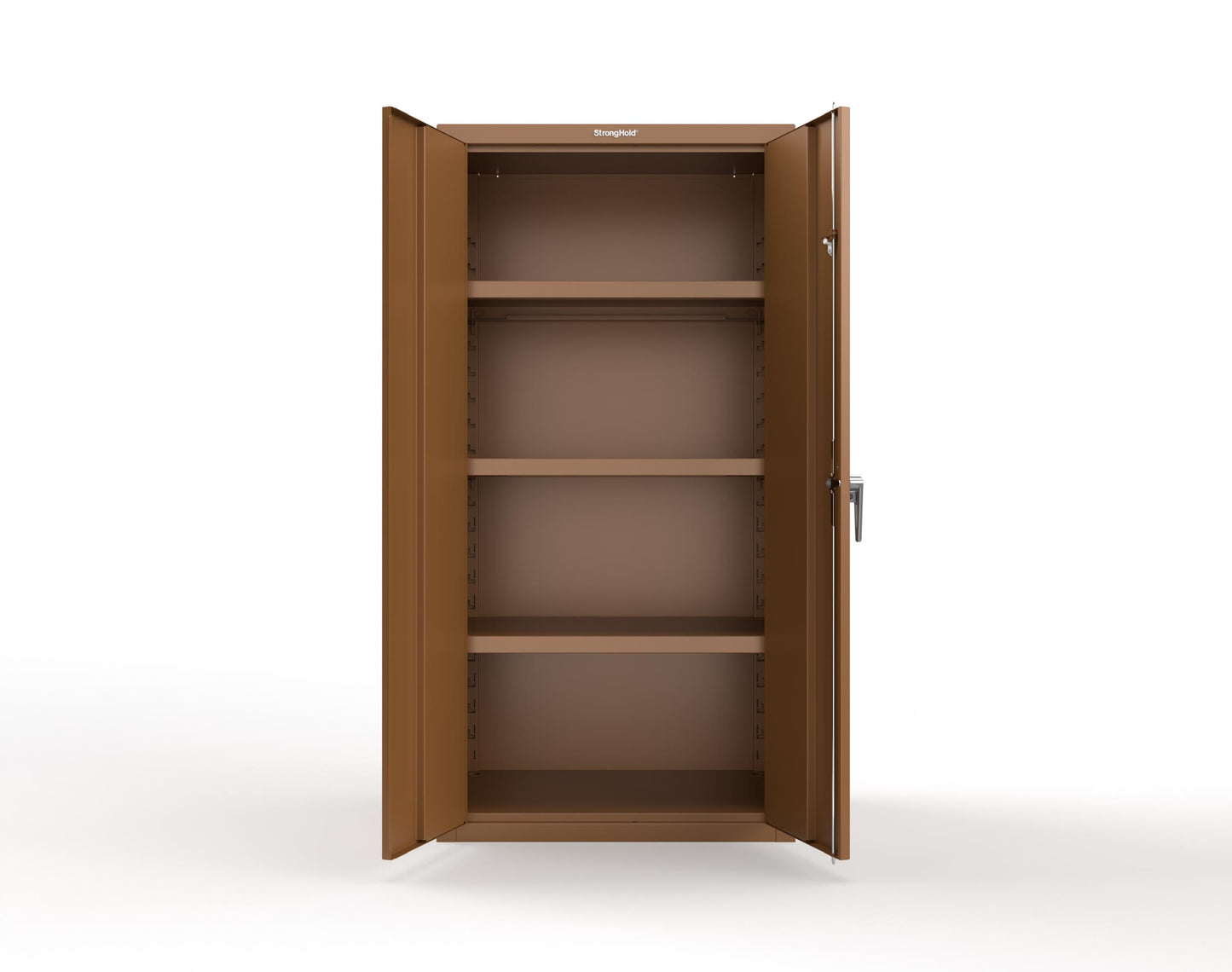 Heavy Duty 18 GA Cabinet with Electronic Entry Lock - 36 in. W x 24 in. D x 72 in. H - 36-243-EK-P-8008