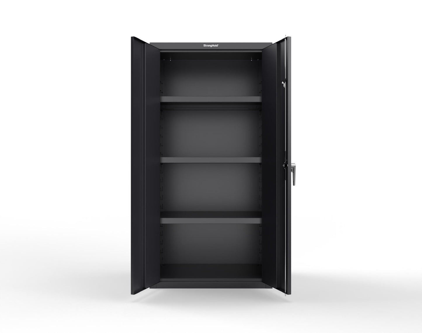Heavy Duty 18 GA Cabinet with Electronic Entry Lock - 36 in. W x 24 in. D x 72 in. H - 36-243-EK-P-9005
