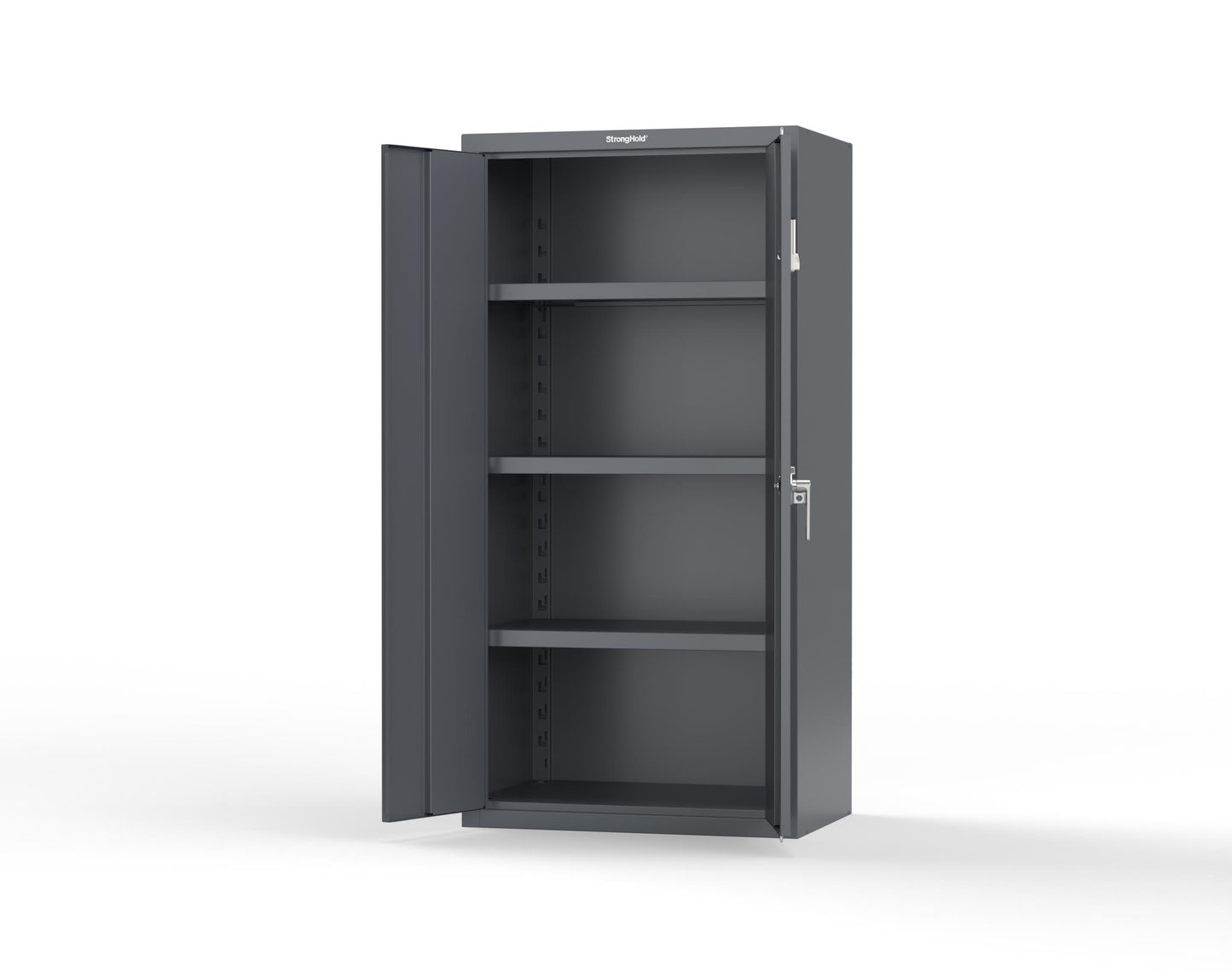 Heavy Duty 18 GA Cabinet with Electronic Entry Lock - 36 in. W x 24 in. D x 72 in. H - 36-243-EK-P-7024