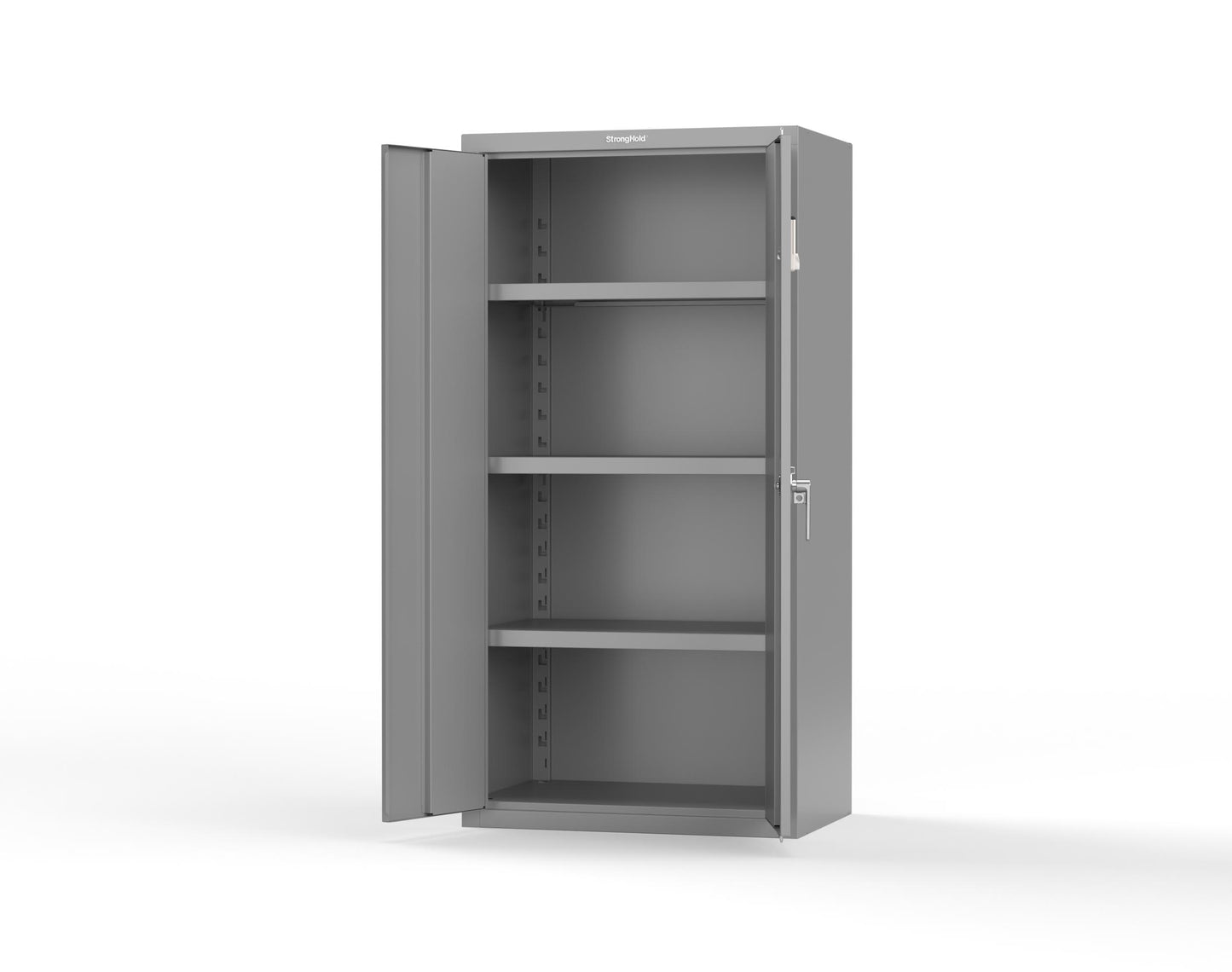 Heavy Duty 18 GA Cabinet with Electronic Entry Lock - 36 in. W x 24 in. D x 72 in. H - 36-243-EK-P-7037
