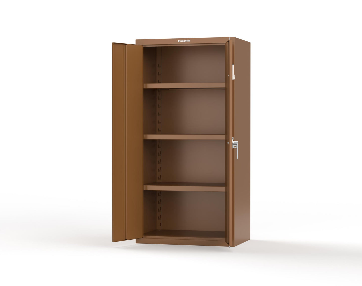 Heavy Duty 18 GA Cabinet with Electronic Entry Lock - 36 in. W x 24 in. D x 72 in. H - 36-243-EK-P-8008