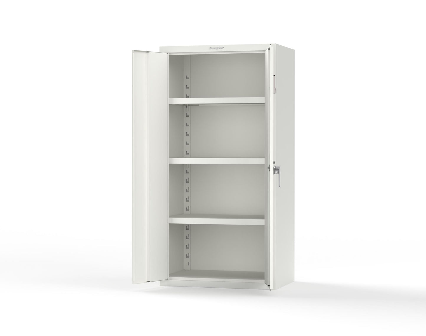 Heavy Duty 18 GA Cabinet with Electronic Entry Lock - 36 in. W x 24 in. D x 72 in. H - 36-243-EK-P-9003