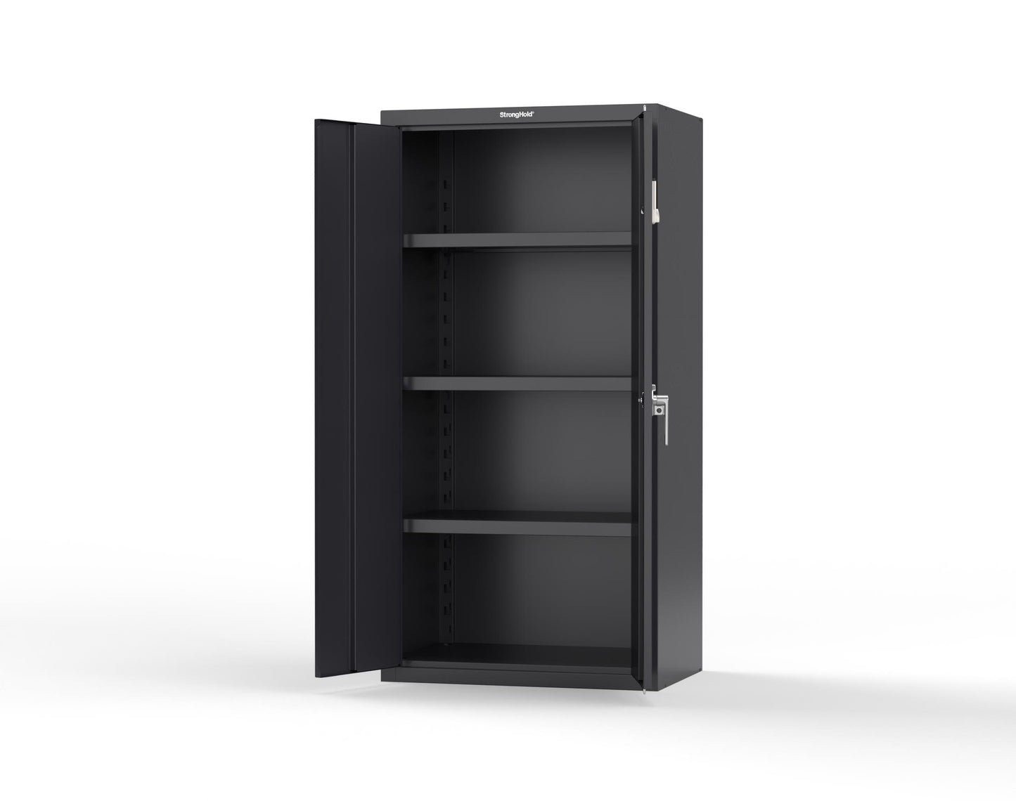 Heavy Duty 18 GA Cabinet with Electronic Entry Lock - 36 in. W x 24 in. D x 72 in. H - 36-243-EK-P-9005
