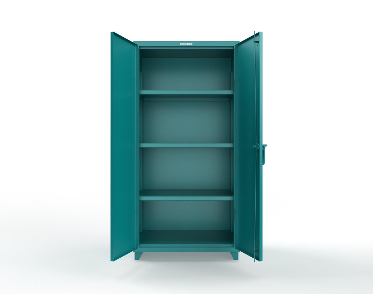Extra Heavy Duty 14 GA Cabinet with 3 Shelves; 36 In. W x 24 In. D x 75 In. H - 36-243-L-5021
