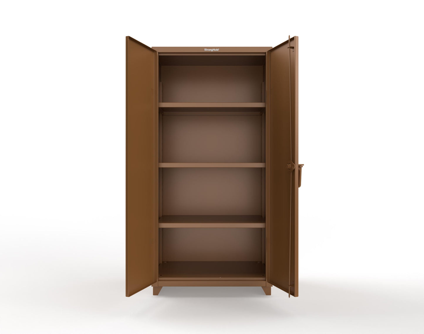 Extra Heavy Duty 14 GA Cabinet with 3 Shelves; 36 In. W x 24 In. D x 75 In. H - 36-243-L-8008