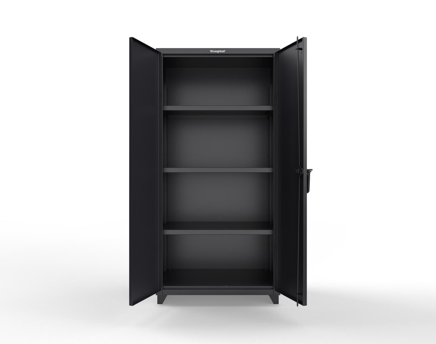 Extra Heavy Duty 14 GA Cabinet with 3 Shelves; 36 In. W x 24 In. D x 75 In. H - 36-243-L-9005