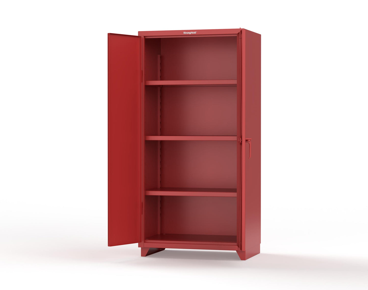 Extra Heavy Duty 14 GA Cabinet with 3 Shelves; 36 In. W x 24 In. D x 75 In. H - 36-243-L-3001