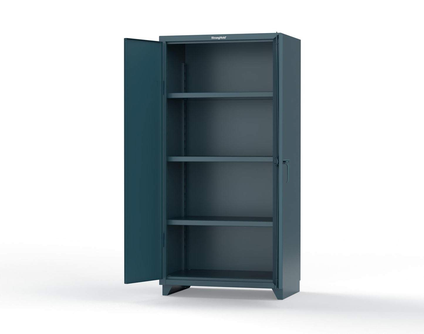 Extra Heavy Duty 14 GA Cabinet with 3 Shelves; 36 In. W x 24 In. D x 75 In. H - 36-243-L-5001