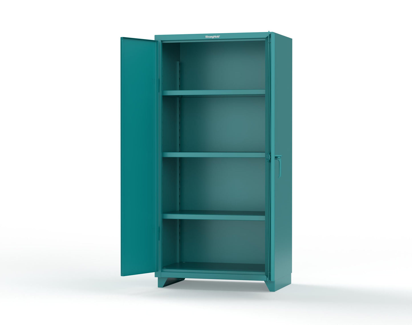 Extra Heavy Duty 14 GA Cabinet with 3 Shelves; 36 In. W x 24 In. D x 75 In. H - 36-243-L-5021