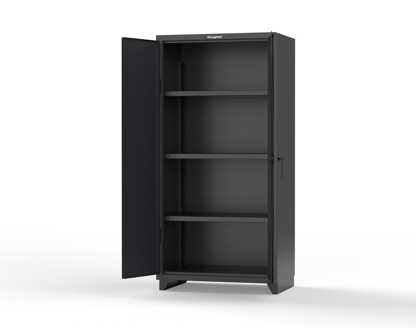 Extra Heavy Duty 14 GA Cabinet with 3 Shelves; 36 In. W x 24 In. D x 75 In. H - 36-243-L-9005