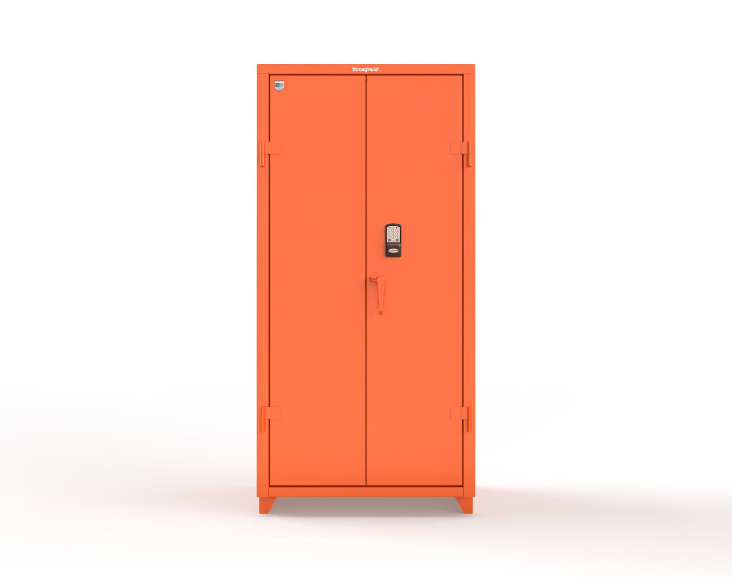 Extra Heavy Duty 14 GA Cabinet with 3 Shelves Secured by Electronic Lock & Card Reader (HID iClass) - 36 In. W x 24 In. D x 75 In. H - 36-243-PI-L-2009