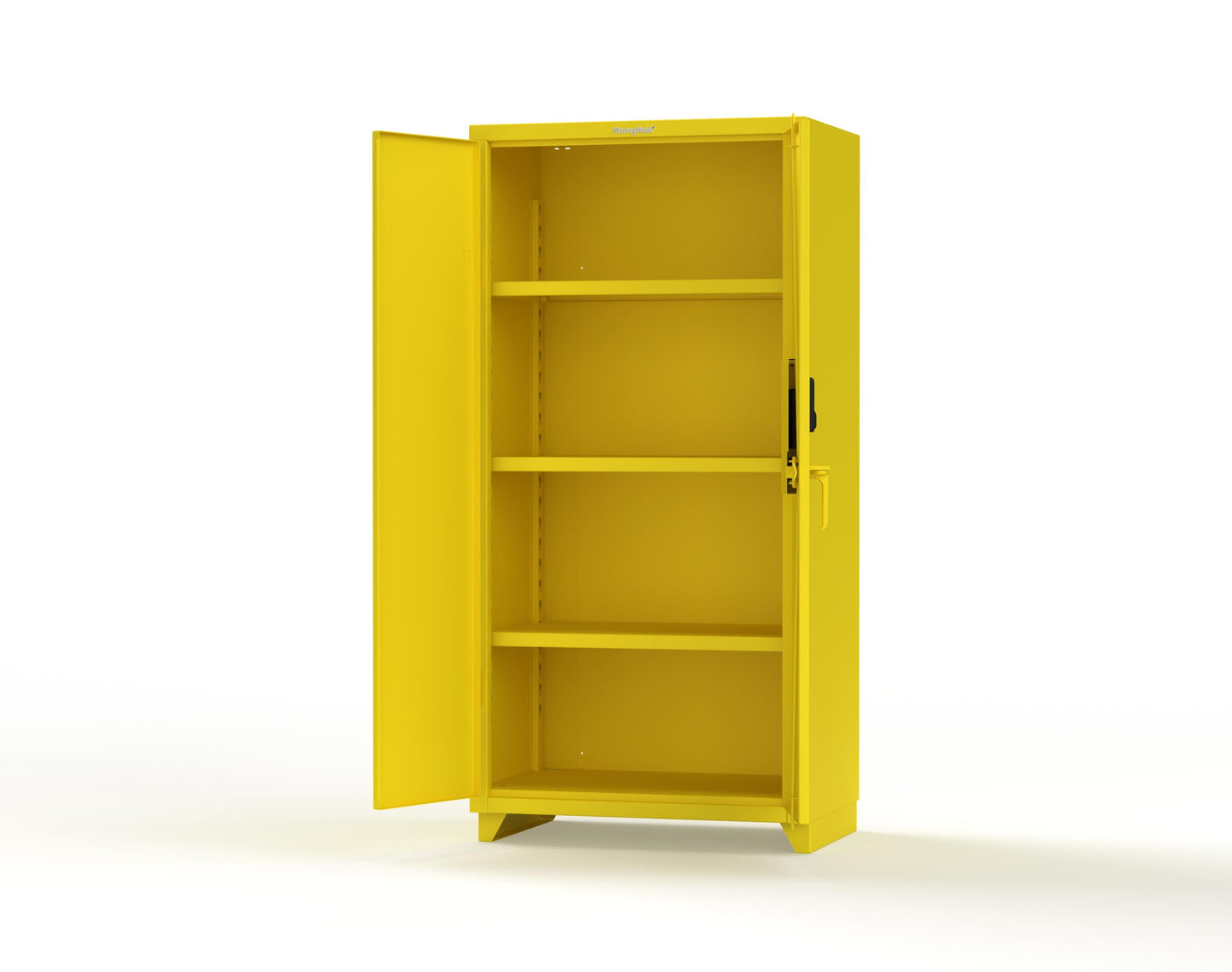Extra Heavy Duty 14 GA Cabinet with 3 Shelves Secured by Electronic Lock & Card Reader (HID iClass) - 36 In. W x 24 In. D x 75 In. H - 36-243-PI-L-1021