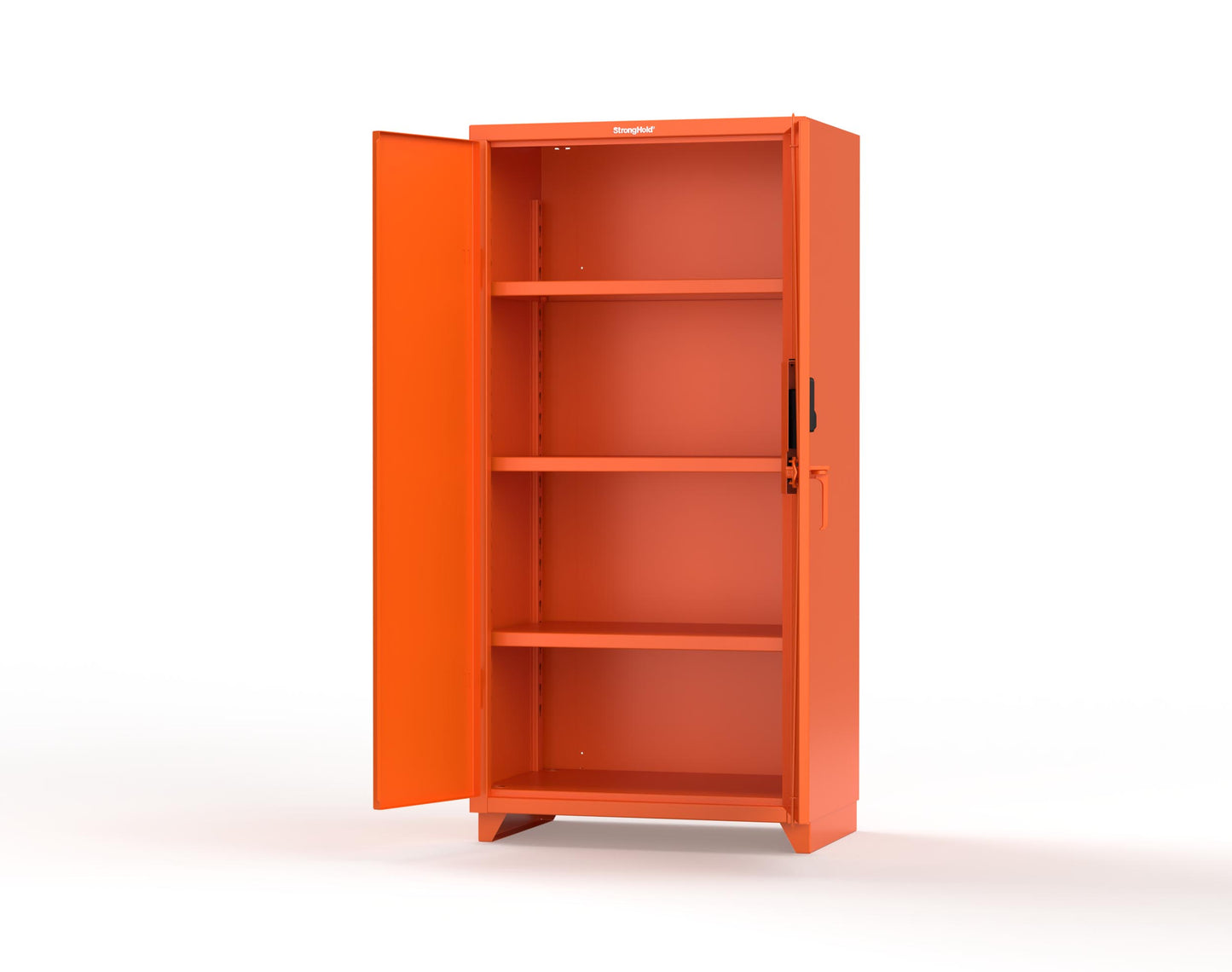 Extra Heavy Duty 14 GA Cabinet with 3 Shelves Secured by Electronic Lock & Card Reader (HID iClass) - 36 In. W x 24 In. D x 75 In. H - 36-243-PI-L-2009