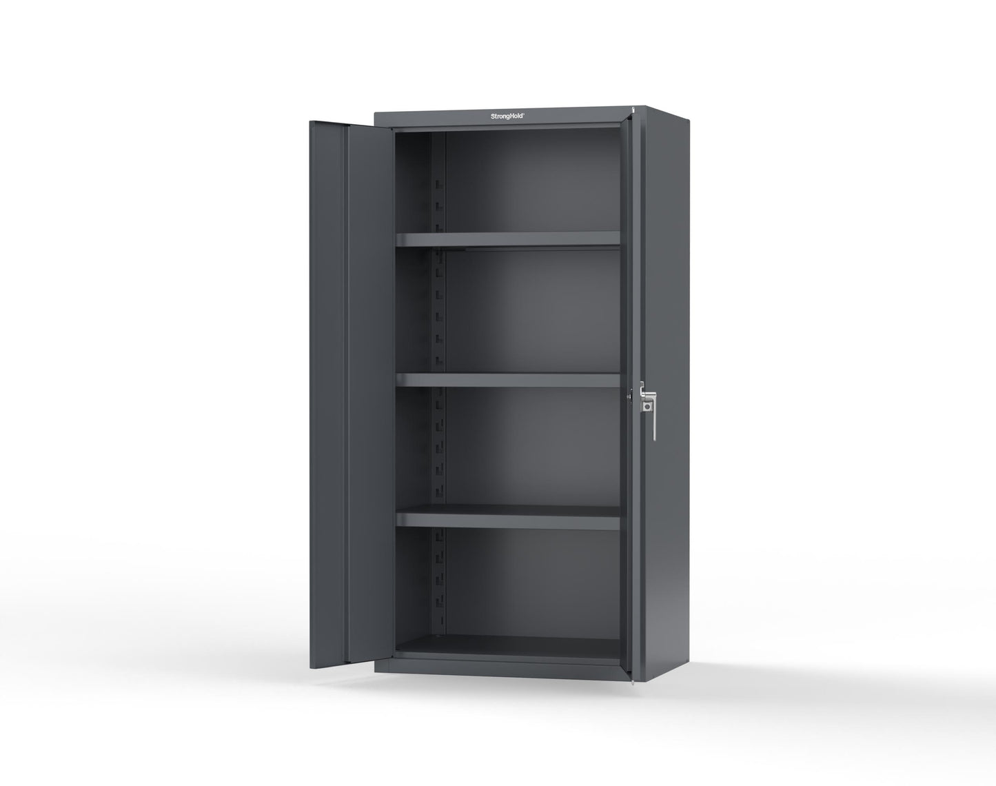 Heavy-Duty 18 GA Cabinet with 3 Shelves - 36 in. W x 24 in. D x 72 in. H - 36-243-P-7024